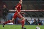 NAPLES, ITALY - OCTOBER 21:  Jonjo Shelvey of Liverpool in action during the UEFA Europa League match between SSC Napoli and Liverpool played at Stadio San Paolo on October 21, 2010 in Naples, Italy.  (Photo by Hamish Blair/Getty Images)