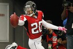 ATLANTA - OCTOBER 24:  Brent Grimes #20 of the Atlanta Falcons against the Cincinnati Bengals at Georgia Dome on October 24, 2010 in Atlanta, Georgia.  (Photo by Kevin C. Cox/Getty Images)