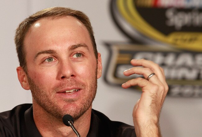 CORAL GABLES, FL - NOVEMBER 18:  Kevin Harvick, driver of the #29 Shell/Penzoil Chevorlet, speaks to the media during the NASCAR Championship Contenders press conference on November 18, 2010 in Coral Gables, Florida.  (Photo by Sam Greenwood/Getty Images for NASCAR)