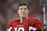 GLENDALE, AZ - DECEMBER 12:  Quarterback John Skelton #19 of the Arizona Cardinals stands on the sidelines during the NFL game against the Denver Broncos at the University of Phoenix Stadium on December 12, 2010 in Glendale, Arizona. The Cardinals defeated the Broncos 43-13.  (Photo by Christian Petersen/Getty Images)