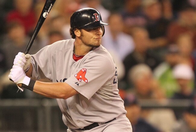SEATTLE - SEPTEMBER 15:  Jarrod Saltalamacchia #39 of the Boston Red Sox bats against the Seattle Mariners at Safeco Field on September 15, 2010 in Seattle, Washington. (Photo by Otto Greule Jr/Getty Images)