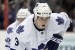 PITTSBURGH, PA - DECEMBER 08:  Colby Armstrong #9 of the Toronto Maple Leafs skates against the Pittsburgh Penguins at Consol Energy Center on December 8, 2010 in Pittsburgh, Pennsylvania.  Penguins defeated the Maple Leafs 5-2.  (Photo by Justin K. Aller/Getty Images)