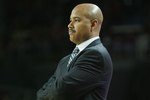 LOUISVILLE, KY - JANUARY 28:  Head coach   Stan Heath of the South Florida Bulls looks on against the Louisville Cardinals on January 28, 2009 at Freedom Hall in Louisville, Kentucky.  Louisville won 80-54.  (Photo by Andy Lyons/Getty Images)