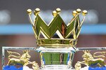 LONDON, ENGLAND - MAY 09:  A view of the Premier League trophy after the Barclays Premier League match between Chelsea and Wigan Athletic at Stamford Bridge on May 9, 2010 in London, England. Chelsea won 8-0 to win the championship.  (Photo by Clive Mason/Getty Images)