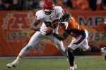 DENVER - NOVEMBER 14:  Wide receiver Dwayne Bowe #82 of the Kansas City Chiefs makes a reception as Champ Bailey #24 of the Denver Bronco defends at INVESCO Field at Mile High on November 14, 2010 in Denver, Colorado. The Broncos defeated the Cheifs 49-29.  (Photo by Doug Pensinger/Getty Images)