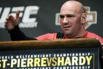 NEW YORK - MARCH 24:  Dana White, president of the UFC, speaks at a press conference for UFC 111 at Radio City Music Hall on March 24, 2010 in New York City.  (Photo by Jeff Zelevansky/Getty Images)
