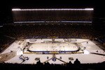 PITTSBURGH, PA - JANUARY 01:  A general view is seen as the Pittsburgh Penguins take on the Washington Capitals during the 2011 NHL Bridgestone Winter Classic at Heinz Field on January 1, 2011 in Pittsburgh, Pennsylvania. Washington won 3-1.  (Photo by Justin K. Aller/Getty Images)