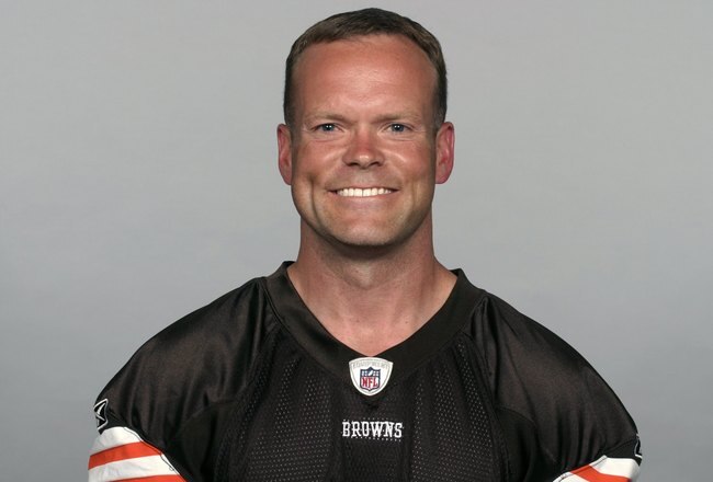 CLEVELAND - 2009:  Phil Dawson of the Cleveland Browns poses for his 2009 NFL headshot at photo day in Cleveland, Ohio. (Photo by NFL Photos)