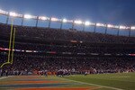 DENVER - JANUARY 02:  General view of the stadium as the Denver Broncos face the San Diego Chargers at INVESCO Field at Mile High on January 2, 2011 in Denver, Colorado. The Chargers defeated the Broncos 33-28.  (Photo by Doug Pensinger/Getty Images)