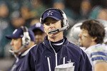 PHILADELPHIA, PA - JANUARY 02:  Head coach Jason Garrett of the Dallas Cowboys looks on against the Philadelphia Eagles on January 2, 2011 at Lincoln Financial Field in Philadelphia, Pennsylvania. The Cowboys defeated the Eagles 14-13.  (Photo by Jim McIsaac/Getty Images)