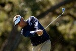 SAN ANTONIO, TX - OCTOBER 29: Kenny Perry follows through on a tee shot during the first round of the AT&T Championship at Oak Hills Country Club on October 29, 2010 in San Antonio, Texas. (Photo by Darren Carroll/Getty Images)