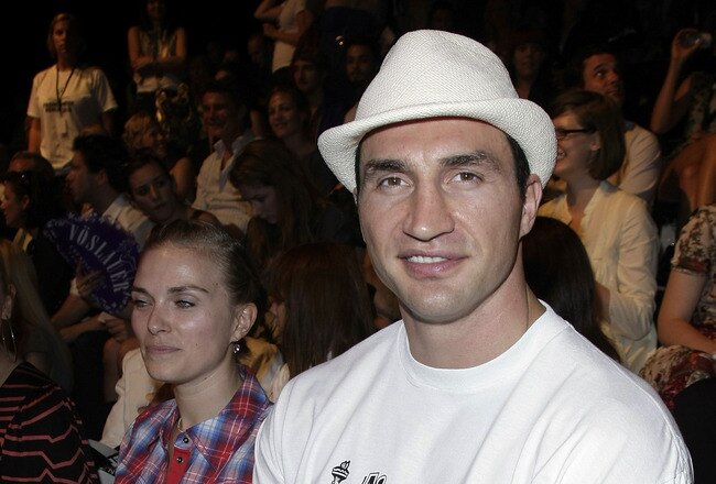 BERLIN - JULY 02: Vladimir Klitschko attends the 'Mongrels In Common Fashion Show' during the Mercedes-Benz Fashion Week Berlin S/S 2010 Bebelplatz on July 2, 2009 in Berlin, Germany. (Photo by Florian Seefried/Getty Images)
