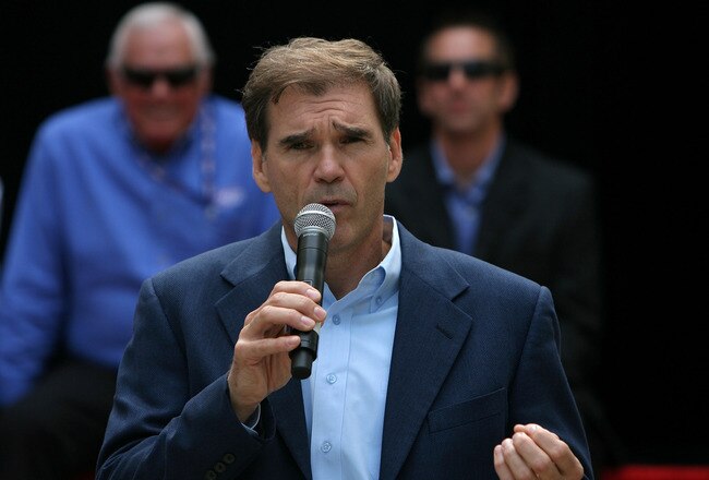 CHARLOTTE, NC - OCTOBER 10:  NASCAR team owner Ray Evernham attends an event at the NASCAR Hall of Fame on October 10, 2008 in Charlotte, North Carolina. Former and current drivers and crew chiefs were presented with commemorative bricks that will be displayed at the NASCAR Hall of Fame.  (Photo by Streeter Lecka/Getty Images for NASCAR)
