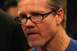 ARLINGTON, TX - MARCH 13:  Trainer Freddie Roach, who trains Manny Pacquiao of the Philippines, looks on in the ring after Pacquiao defeated Joshua Clottey of Ghana during the WBO welterweight title fight at Cowboys Stadium on March 13, 2010 in Arlington, Texas. Pacquiao defeated Clottey by unanimous decision.  (Photo by Jed Jacobsohn/Getty Images)
