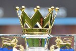 LONDON, ENGLAND - MAY 09:  A view of the Premier League trophy after the Barclays Premier League match between Chelsea and Wigan Athletic at Stamford Bridge on May 9, 2010 in London, England. Chelsea won 8-0 to win the championship.  (Photo by Clive Mason/Getty Images)