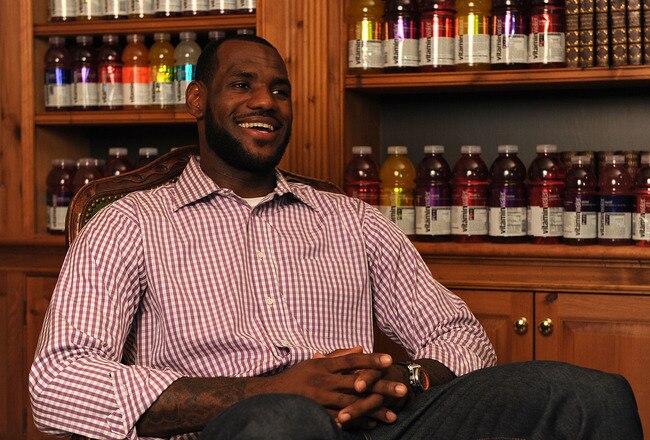 GREENWICH, CT - JULY 08:  (EXCLUSIVE COVERAGE) LeBron James attends the LeBron James Pre Decision Meet and Greet on July 8, 2010 in Greenwich, Connecticut. Proceeds from tonight's 2.5 million dollar event will be donated to the Boys & Girls Clubs of America.  (Photo by Larry Busacca/Getty Images for Estabrook Group)