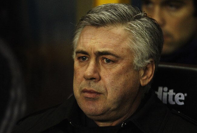WOLVERHAMPTON, UNITED KINGDOM - JANUARY 05:  Carlo Ancelotti the Chelsea manager is seen before the Barclays Premier League match between Wolverhampton Wanderers and Chelsea at Molineux on January 5, 2011 in Wolverhampton, England.  (Photo by Scott Heavey/Getty Images)