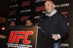 NEW YORK, NY - JANUARY 13:  Dana White, UFC President, speaks during a press conference to announce commitment to bring UFC to Madison Square Garden and New York State at Madison Square Garden on January 13, 2011 in New York City.  (Photo by Michael Cohen/Getty Images)