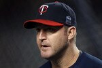 NEW YORK - OCTOBER 09:  Jim Thome #25 of the Minnesota Twins looks on during batting practice against the New York Yankees during Game Three of the ALDS part of the 2010 MLB Playoffs at Yankee Stadium on October 9, 2010 in the Bronx borough of New York City.  (Photo by Chris McGrath/Getty Images)