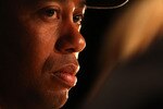 MELBOURNE, AUSTRALIA - NOVEMBER 10:  Tiger Woods of the USA during a press conference ahead of the Australian Masters at The Victoria Golf Club on November 10, 2010 in Melbourne, Australia.  (Photo by Robert Cianflone/Getty Images)