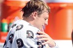 SAN DIEGO, CA - SEPTEMBER 27:  Quarterback Chad Pennington #10 of the Miami Dolphins sits on the bench after a shoulder injury against the San Diego Chargers at Qualcomm Stadium on September 27, 2009 in San Diego, California. Pennington did not return to the game. (Photo by Donald Miralle/Getty Images)