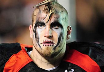 Black Football Makeup