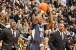 WASHINGTON, DC- JANUARY 12:  Ashton Gibbs #12 of the Pittsburgh Panthers takes a jump shot during a college basketball game against the Georgetown Hoyas on January 12, 2011 at the Verizon Center in Washington, DC.  The Panthers won 72-57.  (Photo by Mitchell LaytonGetty Images)