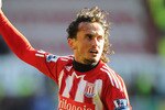 STOKE ON TRENT, ENGLAND - OCTOBER 24:  Tuncay of Stoke celebrates after scoring during the Barclays Premier League match between Stoke City and Manchester United at Britannia Stadium on October 24, 2010 in Stoke on Trent, England.  (Photo by Mike Hewitt/Getty Images)