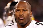 BALTIMORE, MD - DECEMBER 05:  James Harrison #92 of the Pittsburgh Steelers watches from the sidelines against the Baltimore Ravens at M&T Bank Stadium on December 5, 2010 in Baltimore, Maryland.  (Photo by Geoff Burke/Getty Images)