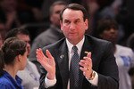 NEW YORK, NY - JANUARY 30:  Head coach of the Duke Blue Devils Mike Krzyzewski watches on against the St. John's Red Storm at Madison Square Garden on January 30, 2011 in New York City.  (Photo by Nick Laham/Getty Images)