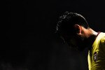 BRAGA, PORTUGAL - NOVEMBER 23:  Cesc Fabregas of Arsenal looks down after missing a chance to score during the UEFA Champions League Group H match between SC Braga and Arsenal at Estadio Municipal de Braga on November 23, 2010 in Braga, Portugal. SC Braga won the match 2-0.  (Photo by David Ramos/Getty Images)