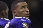 7 Oct 2001: Wide receiver Cris Carter #80 of the Minnesota Vikings looks on during the game against the New Orleans Saints at the Superdome in New Orleans, Louisiana. The Saints won 28-15. DIGITAL IMAGE. Mandatory Credit: Ronald Martinez/ALLSPORT