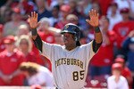 CINCINNATI - SEPTEMBER 12:  Lastings Milledge #85 of the Pittsburgh Pirates is pictured during the game against the Cincinnati Reds at Great American Ballpark on September 12, 2010 in Cincinnati, Ohio.  (Photo by Andy Lyons/Getty Images)