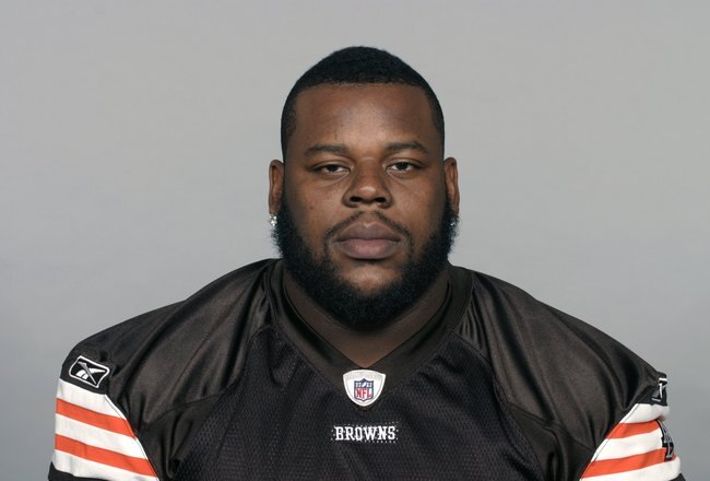CLEVELAND - 2009:  Shaun Rogers of the Cleveland Browns poses for his 2009 NFL headshot at photo day in Cleveland, Ohio. (Photo by NFL Photos)