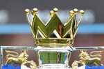 LONDON, ENGLAND - MAY 09:  A view of the Premier League trophy after the Barclays Premier League match between Chelsea and Wigan Athletic at Stamford Bridge on May 9, 2010 in London, England. Chelsea won 8-0 to win the championship.  (Photo by Clive Mason/Getty Images)