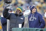 GREEN BAY, WI - FEBRUARY 08: Green Bay Packers wide receivers Donald Driver and Jordy Nelson address the fans during the Packers victory ceremony at Lambeau Field on February 8, 2011 in Green Bay, Wisconsin.  (Photo by Matt Ludtke/Getty Images)