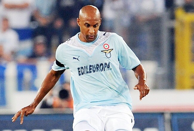 ROME - SEPTEMBER 12:  Ousmane Dabo of SS Lazio  during the Serie A match between SS Lazio v FC Juventus at Stadio Olimpico on September 12, 2009 in Rome, Italy.  (Photo by Giuseppe Bellini/Getty Images)