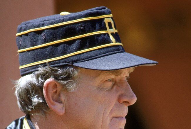 SAN FRANCISCO - 1985:  Manager Chuck Tanner of the Pittsburgh Pirates looks on during a game in the 1985 MLB season against the San Francisco Giants at Candlestick Park in San Francisco, California.  (Photo by Otto Greule Jr/Getty Images)