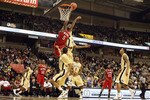 WINSTON SALEM, NC - FEBRUARY 13:  C.J. Leslie #5 of the North Carolina State Wolfpack dunks the ball on a rebound against the Wake Forest Demon Deacons during their game at Lawrence Joel Coliseum on February 13, 2011 in Winston Salem, North Carolina.  (Photo by Streeter Lecka/Getty Images)