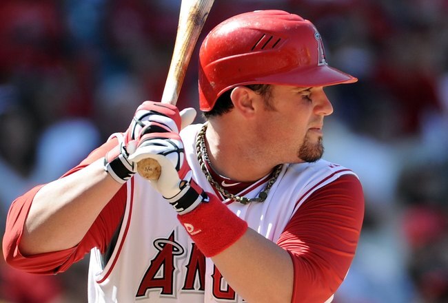 ANAHEIM, CA - MAY 29:  Bobby Wilson #46 of the Los Angeles Angels at bat against the Seattle Mariners at Angel Stadium on May 29, 2010 in Anaheim, California.  (Photo by Harry How/Getty Images)