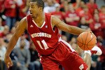 LAS VEGAS - NOVEMBER 20:  Jordan Taylor #11 of the Wisconsin Badgers brings the ball up the court against the UNLV Rebels during their game at the Thomas & Mack Center November 20, 2010 in Las Vegas, Nevada. UNLV won 68-65.  (Photo by Ethan Miller/Getty Images)