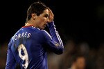 LONDON, ENGLAND - FEBRUARY 14:  Fernando Torres of Chelsea looks on during the Barclays Premier League match between Fulham and Chelsea at Craven Cottage on February 14, 2011 in London, England.  (Photo by Scott Heavey/Getty Images)