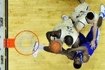 NASHVILLE, TN - FEBRUARY 12:  Festus Ezeli #3 and Jeffery Taylor #44 of the Vanderbilt Commodores battle Terrence Jones #3 of the Kentucky Wildcats for a rebound at Memorial Gym on February 12, 2011 in Nashville, Tennessee. Vanderbilt won 81-77.  (Photo by Grant Halverson/Getty Images)