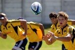 CAPE TOWN, SOUTH AFRICA - FEBRUARY 21: Gary van Aswegan in action during the DHL Stormers training session at the High Performance Centre, in Bellville on February 21, 2011 in Cape Town, South Africa (Photo by Ashley Vlotman/Gallo Images/Getty Images)