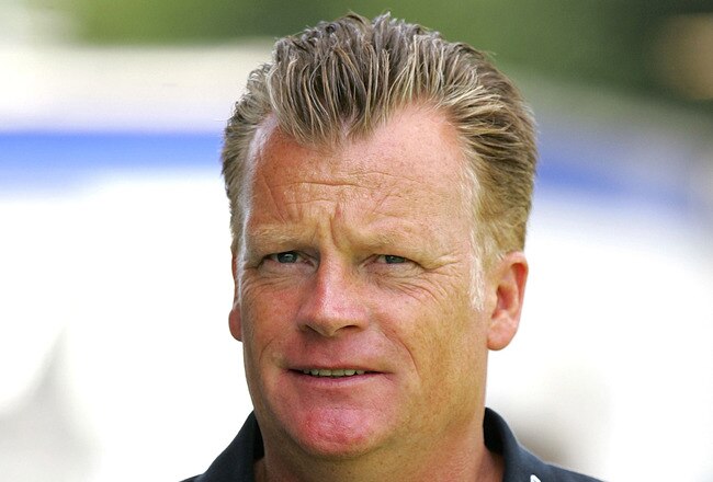 EASTLEIGH, HAMPSHIRE - JULY 04: Manager of Southampton Mark Wotte looks on prior to the Pre Season Friendly match between Eastleigh and Southampton at Silverlake Stadium on July 04, 2009 in Eastleigh, England. (Photo by Tom Dulat/Getty Images)