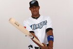 DUNEDIN, FL - FEBRUARY 20:  Yunel Escobar #5 of the Toronto Blue Jays poses during photo day at Florida Auto Exchange Stadium on February 20, 2011 in Dunedin, Florida.  (Photo by Nick Laham/Getty Images)