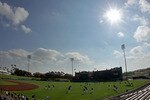 LAKE BUENA VISTA, FL - FEBRUARY 21:  The Atlanta Braves stretch during a spring training workout at Champion Stadium on February 21, 2011 in Lake Buena Vista, Florida.  (Photo by Mike Ehrmann/Getty Images)