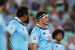 SYDNEY, AUSTRALIA - FEBRUARY 26: Al Baxter of the Waratahs watches on during the round two Super Rugby match between the Waratahs and the Reds at ANZ Stadium on February 26, 2011 in Sydney, Australia.  (Photo by Mark Kolbe/Getty Images)
