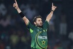 COLOMBO, SRI LANKA - MARCH 03:  Shahid Afridi of Pakistan celebrates bowling immy Hansra during the Canada v Pakistan 2011 ICC World Cup Group A match at the R. Premadasa Stadium on March 3, 2011 in Colombo, Sri Lanka.  (Photo by Michael Steele/Getty Images)