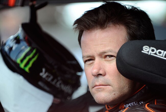 WATKINS GLEN, NY - AUGUST 06:  Robby Gordon, driver of the #7 SpeedFactory.TV Toyota, during practice for the NASCAR Heluva Good! Sour Cream Dips at The Glen on August 6, 2010 in Watkins Glen, New York.  (Photo by Jeff Zelevansky/Getty Images for NASCAR)